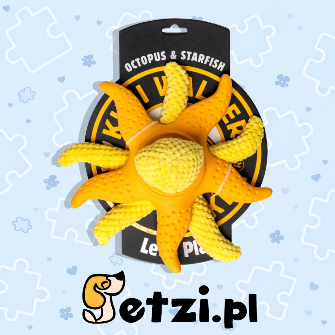 KIWI WALKER LET'S PLAY OCTOPUS STARFISH POMARAŃCZOWY
