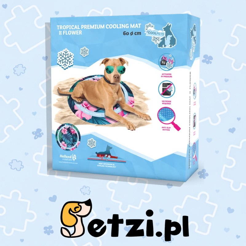COOLPETS TROPICAL PREMIUM COOLING MAT FLOWER