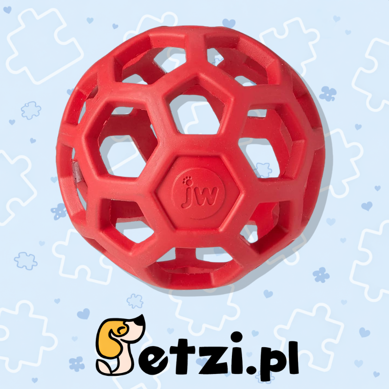 JW HOL-EE ROLLER M 11,5 CM RED