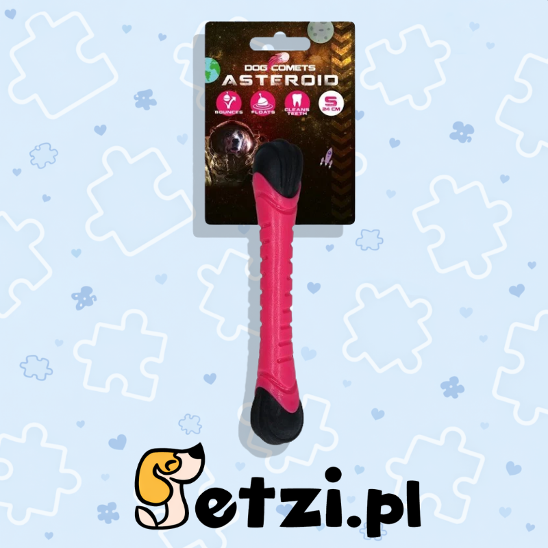DOG COMETS ASTEROID PINK S