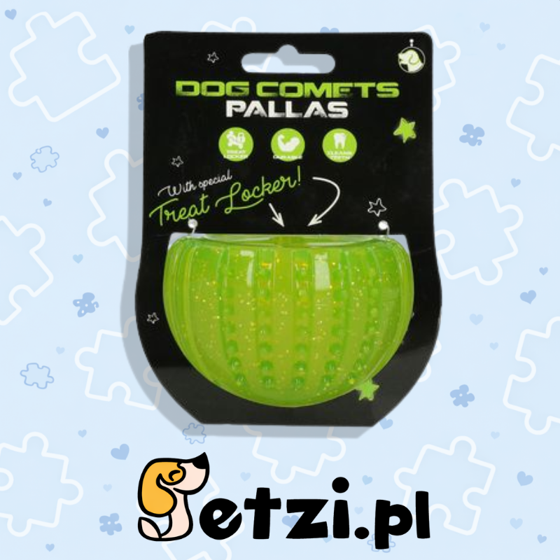 DOG COMETS PALLAS WITH TREAT LOCKER GREEN