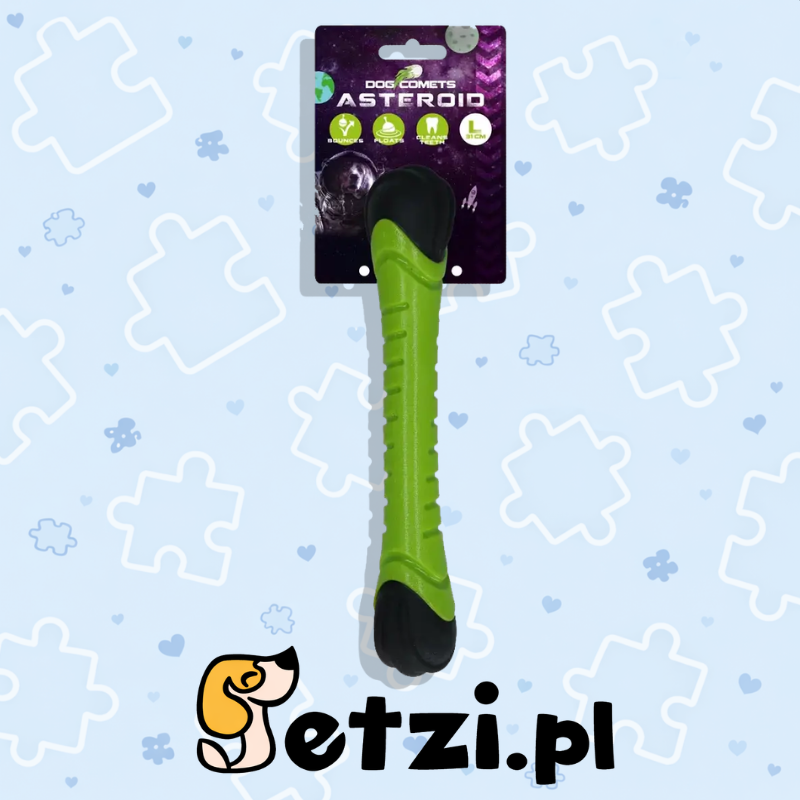 DOG COMETS ASTEROID GREEN L