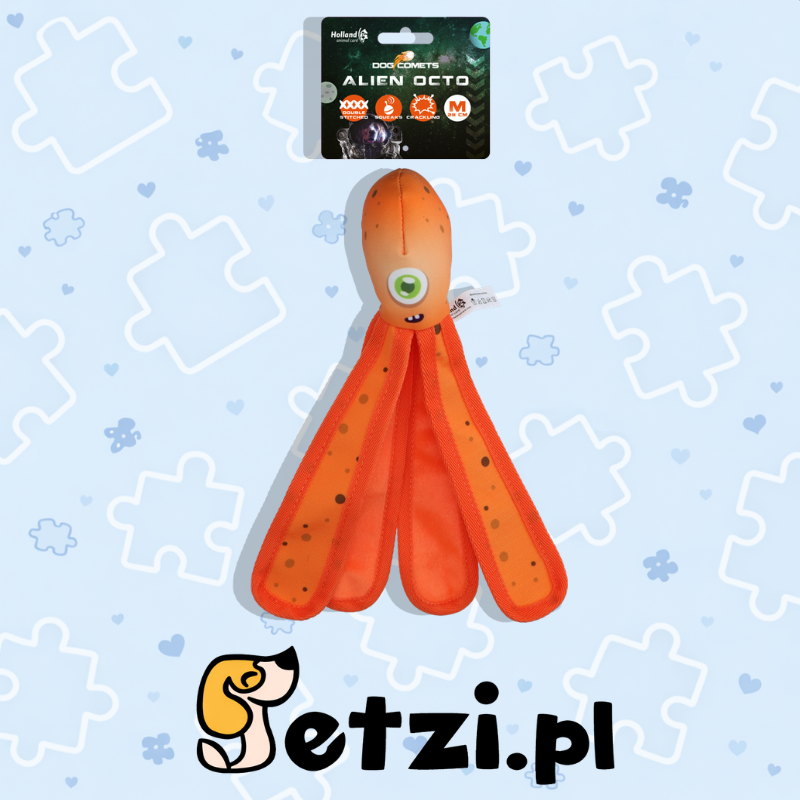 DOG COMETS ALIEN OCTO ORANGE M