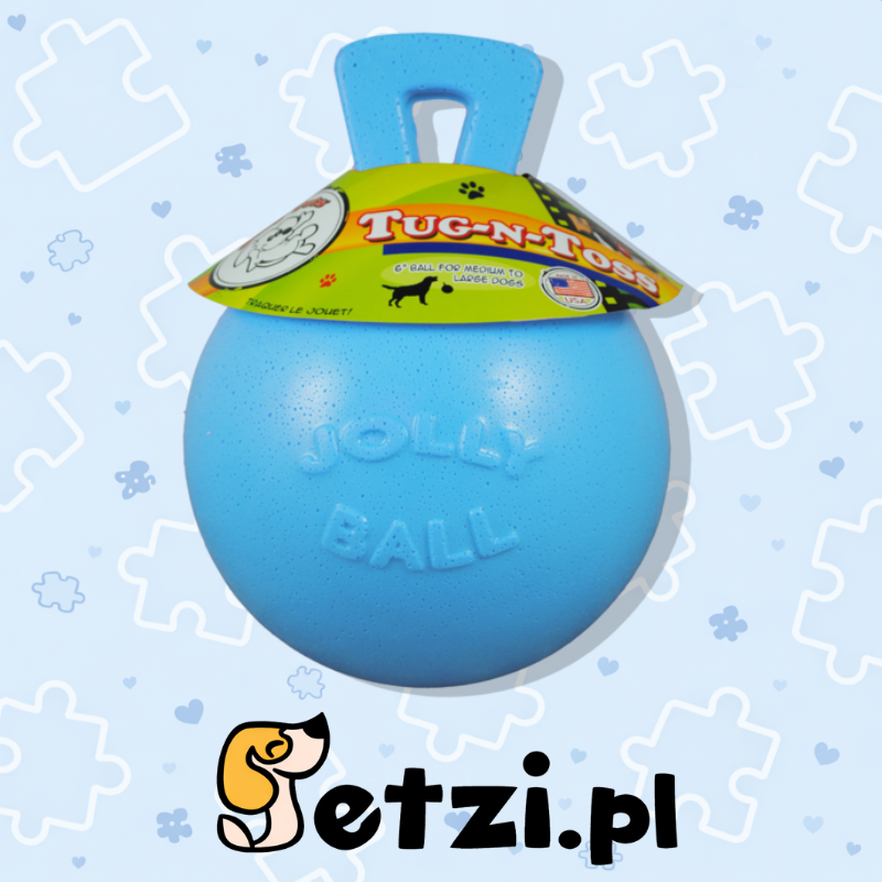 JOLLY TUG-N-TOSS 15 CM BABY BLUE (BLUE BERRY SMELL)