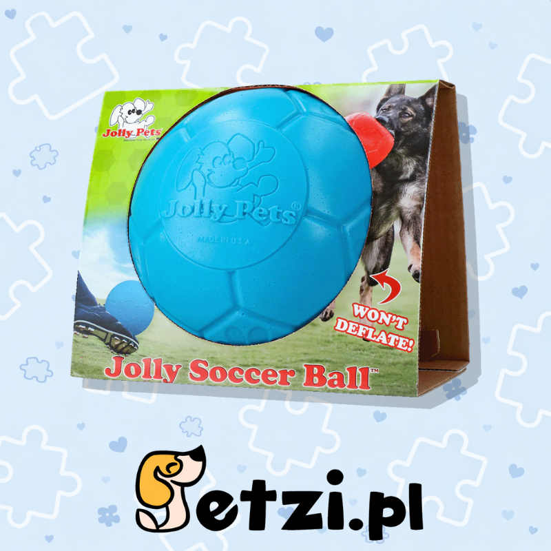 JOLLY SOCCER BALL 20CM OCEAN BLUE