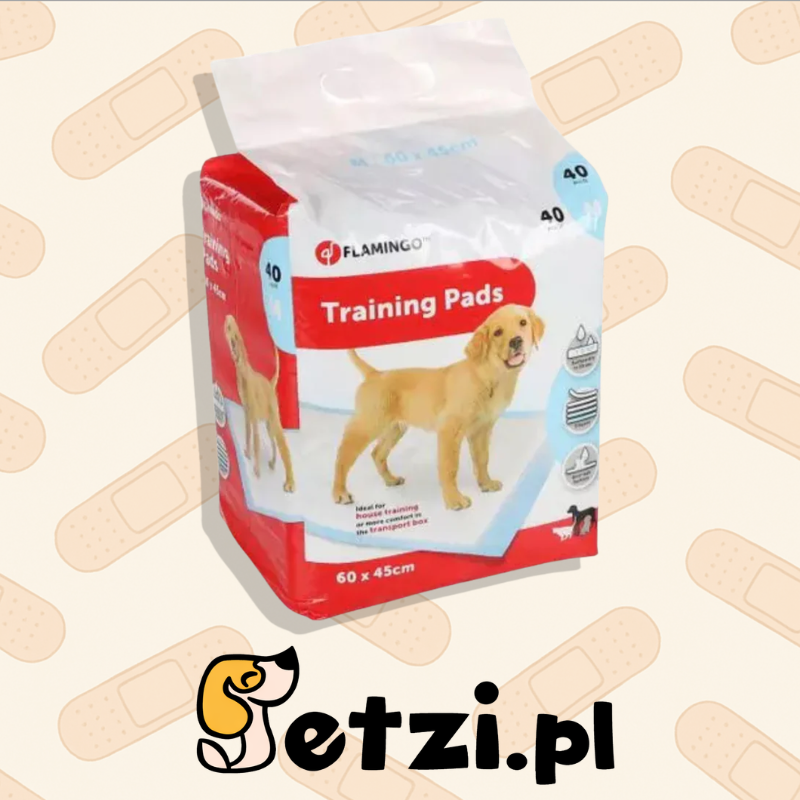 FLAMINGO TRAINING PAD PADY M 40PCS 60X45CM