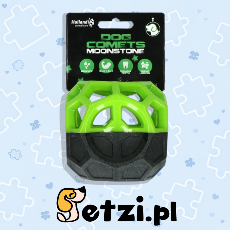 DOG COMETS MOONSTONE TREAT CUBE GREEN