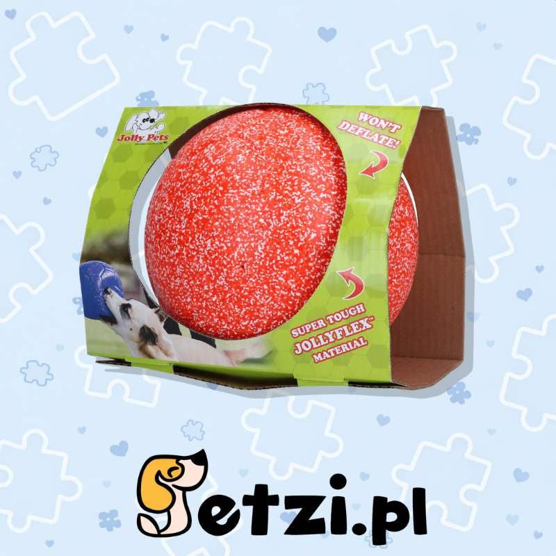 JOLLY MINI SOCCER BALL 7,5CM ORANJE/WIT