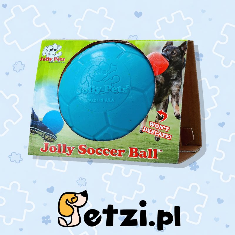 JOLLY MINI SOCCER BALL 10CM OCEAAN BLAUW