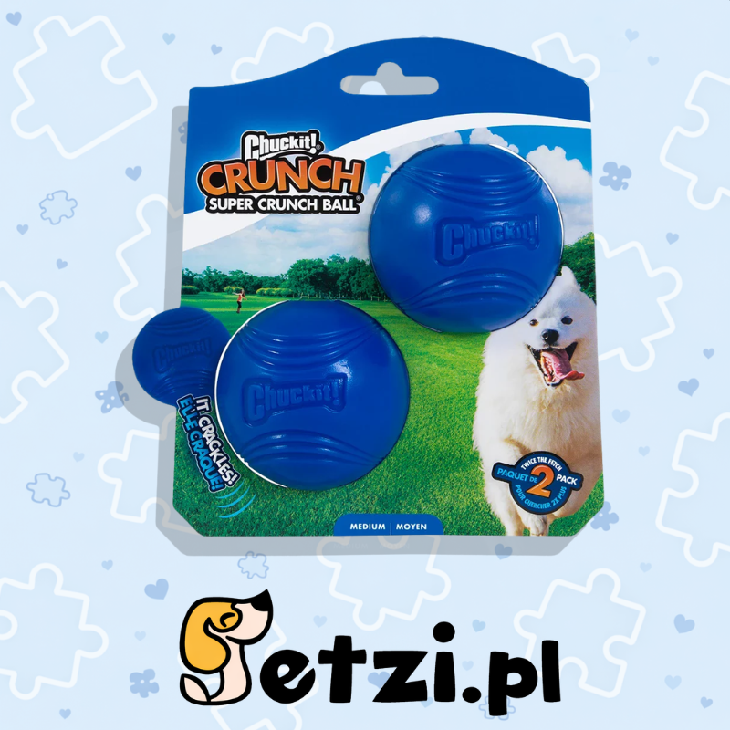 CHUCKIT SUPER CRUNCH BALL 2PK