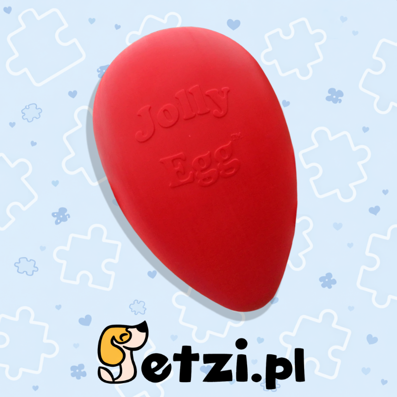 JOLLY EGG 20CM RED