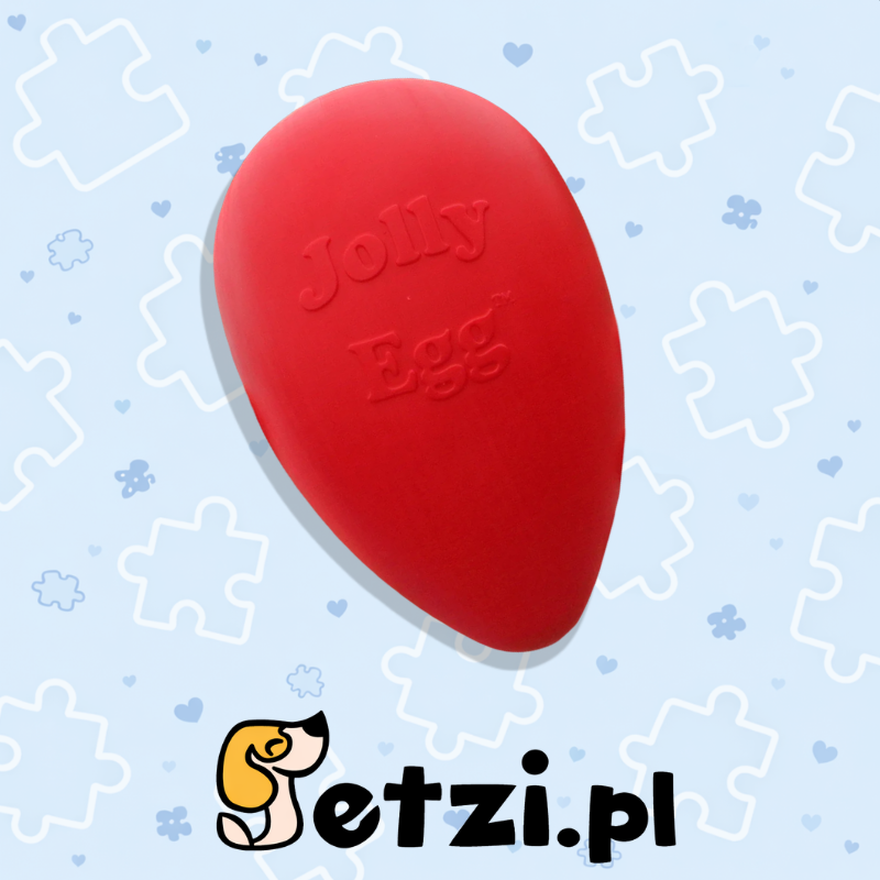 JOLLY EGG 30 CM RED