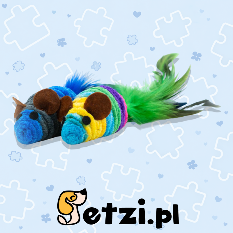 BUBA KOT MYSZY PLUSZOWE 2SZT