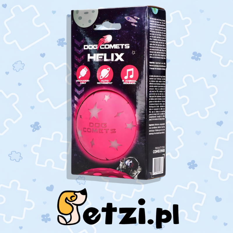 DOG COMETS HELIX PINK