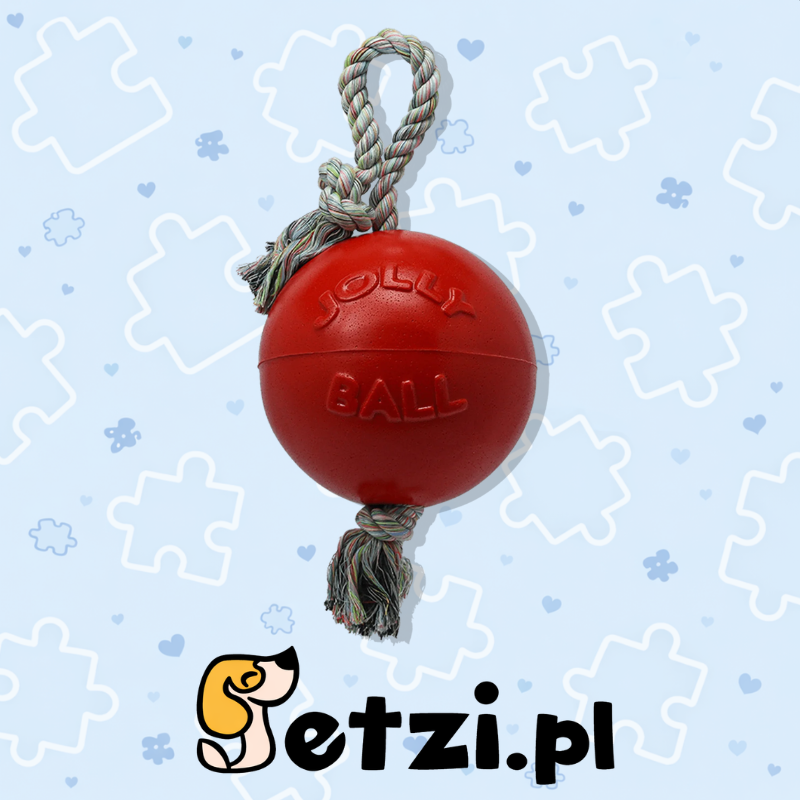 JOLLY BALL ROMP-N-ROLL 15CM RED