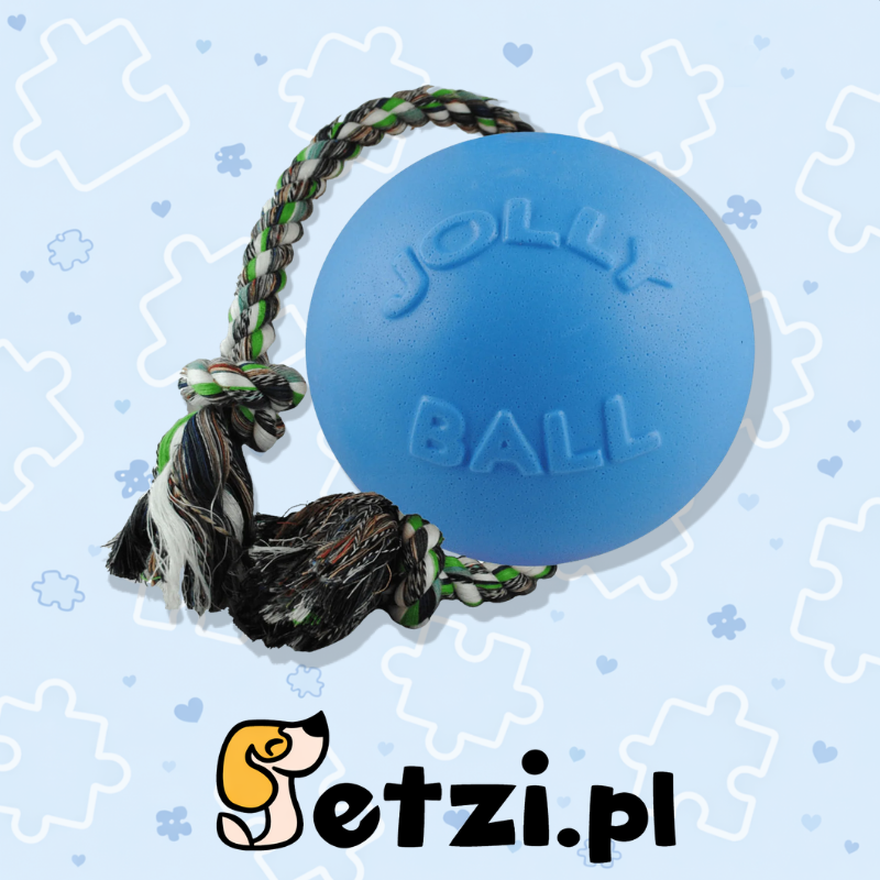 JOLLY BALL ROMP-N-ROLL 15CM BABY BLUE (BLUE BERRY SMELL)