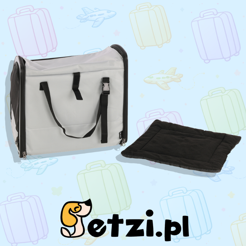 FLAMINGO CAR SEAT REY LIGHT GREY 45X38,5X41CM
