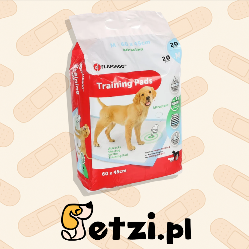 FLAMINGO TRAINING PAD PADY M 20PCS ATTRACTANT 60X45CM