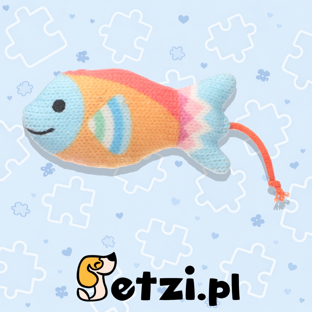 FLAMINGO TOY NITZ FISH ORANGE 8,8X2,8X4,2CM