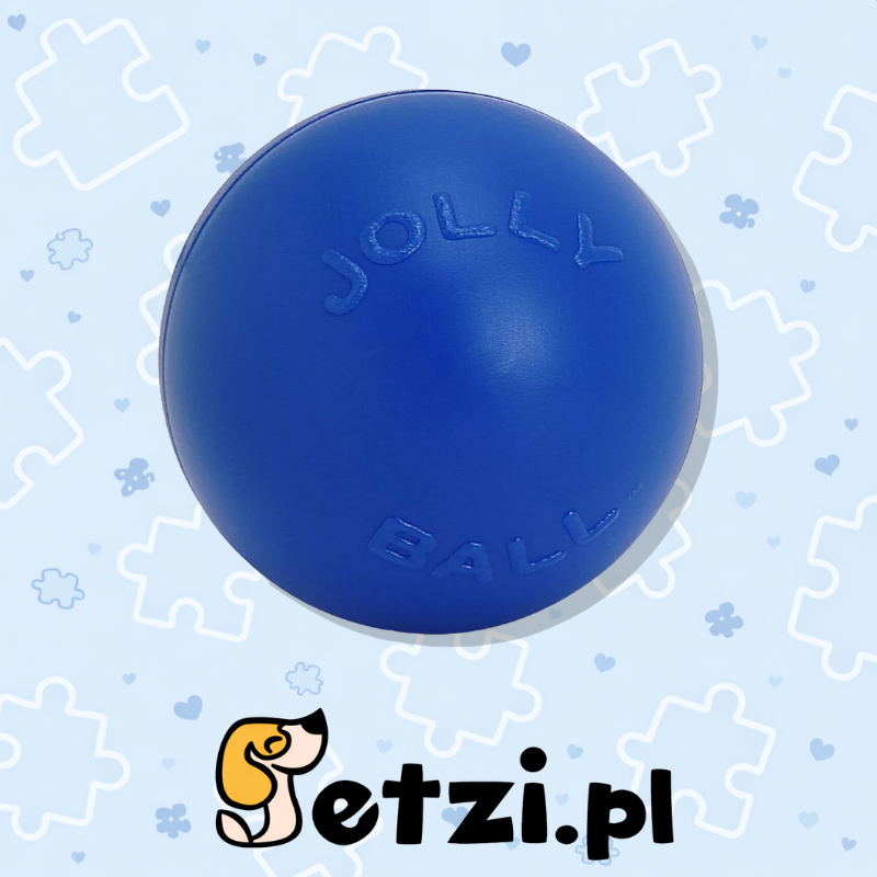 JOLLY BALL PUSH-N-PLAY 25CM BLUE