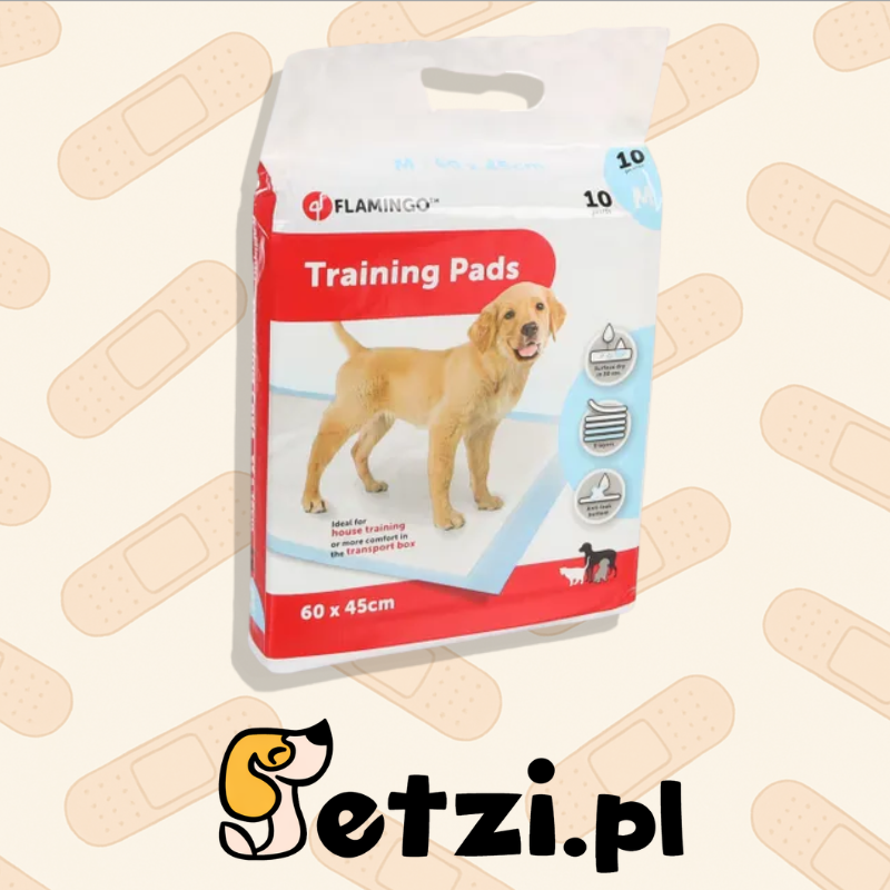 FLAMINGO TRAINING PAD PADY M 10PCS 60X45CM