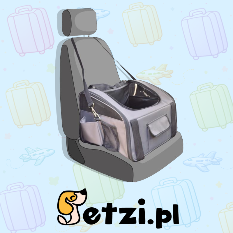 FLAMINGO CAR SEAT IDA GREY 44X34X32CM