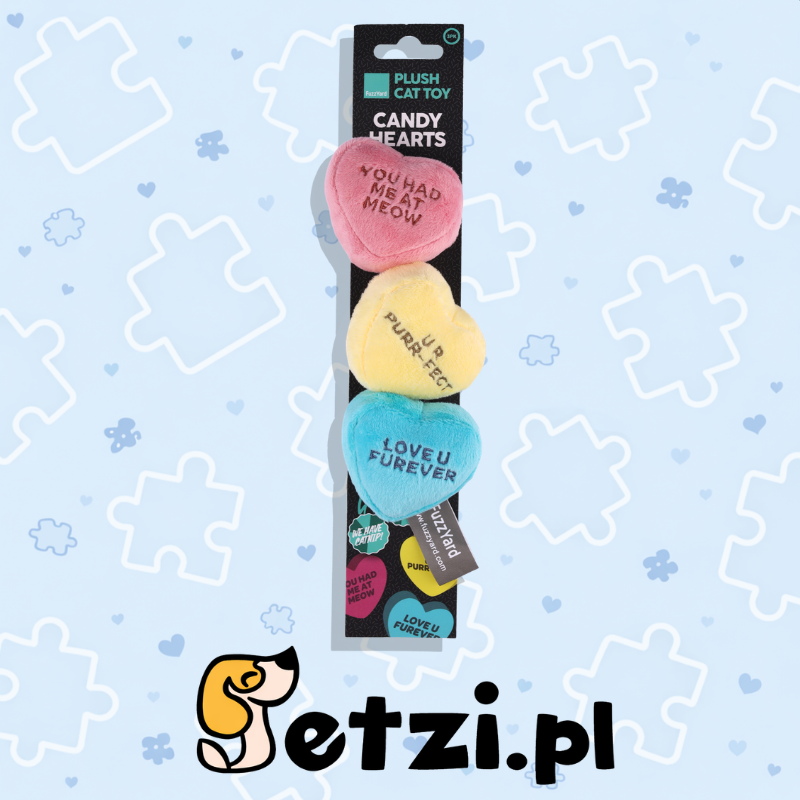 FUZZYARD CAT CANDY HEARTS