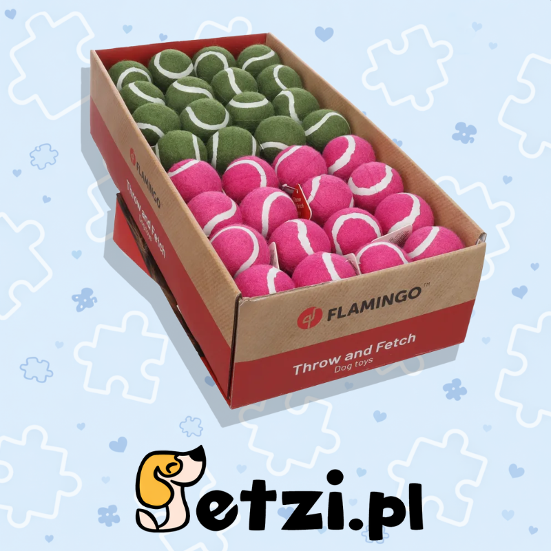 FLAMINGO TOY SMASH TENNIS BALL SEVERAL COLOURS 2 INCH/5,08CM