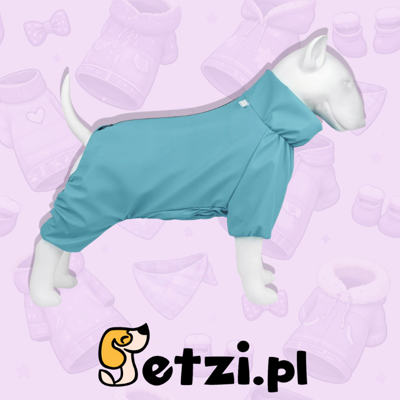 WAUDOG CLOTHES PŁASZCZ PRZECIWDESZCZOWY S30 NIEBIESKI