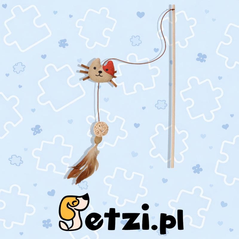 FLAMINGO TOY ROBLA CAT DANGLER MULTICOLOURED 45X11X63CM