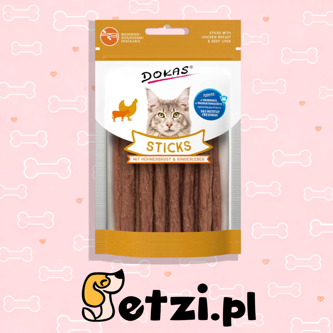 DOKAS STICKS MIT HUHNERBRUST 30G
