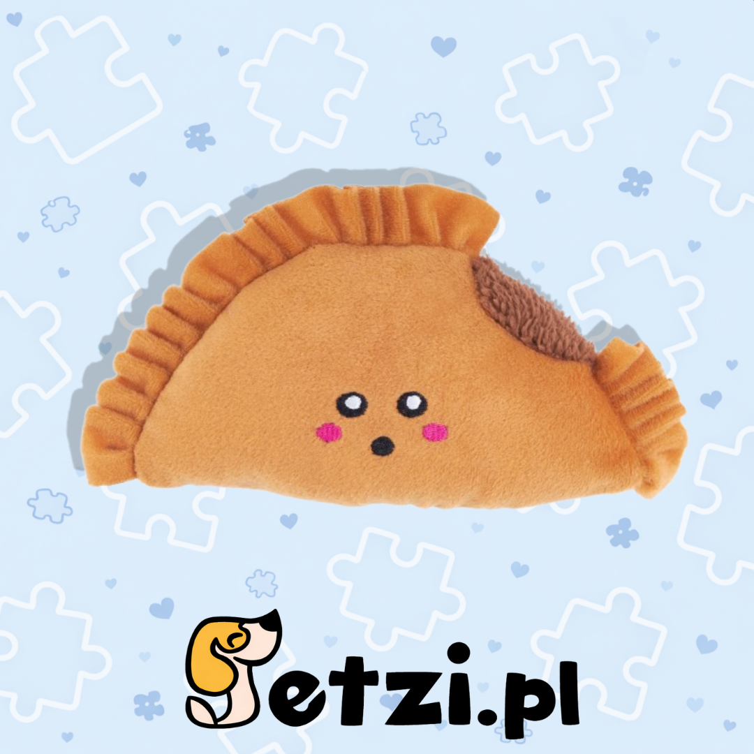 ZIPPYPAWS PLUSZOWY EMPANADA – UROCZA, PISZCZĄCA ZABAWKA DLA PSA