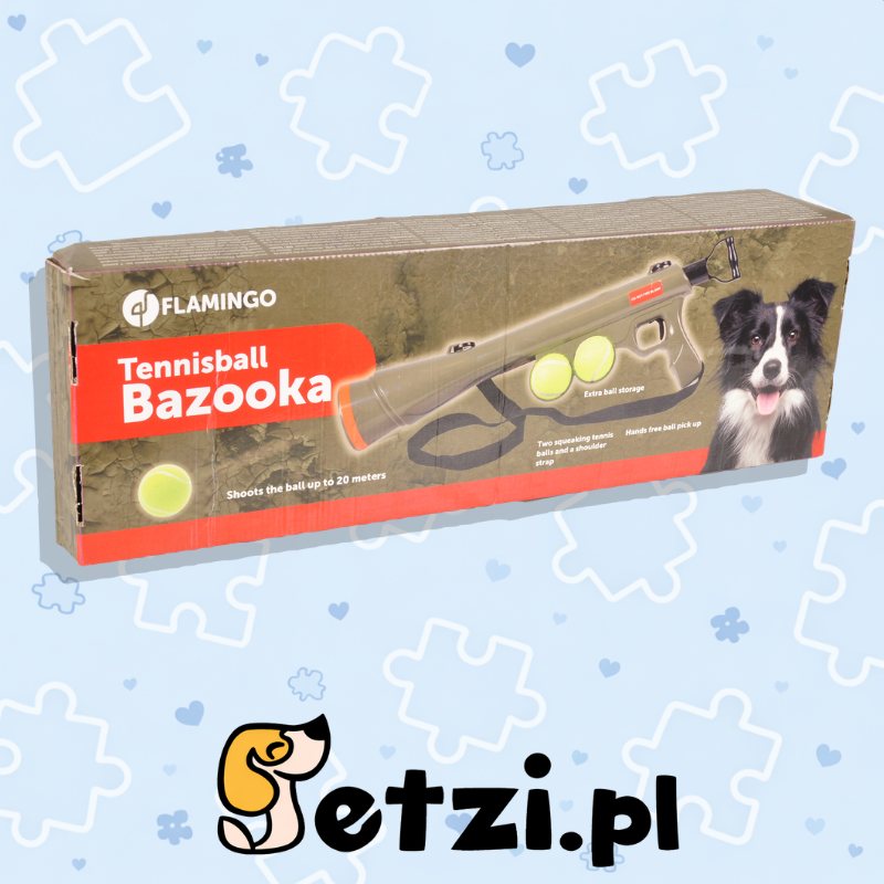 FLAMINGO BAZOOKA SHOOTER+ TENNIS BALL