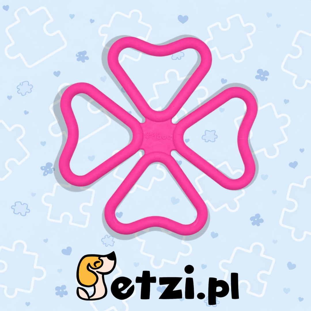 FIBOO FIBSY - RÓŻOWY - SZARPAK 25x15CM