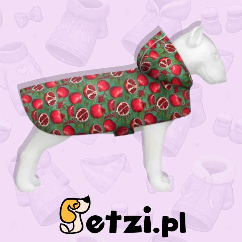 WAUDOG CLOTHES PELERYNA Z KAPTUREM GRANATY L