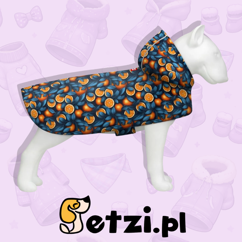 WAUDOG CLOTHES PELERYNA Z KAPTUREM POMARAŃCZE M