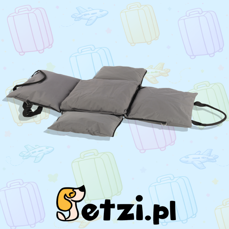 FLAMINGO CAR SEAT BOBBA GREY 56X56X42CM
