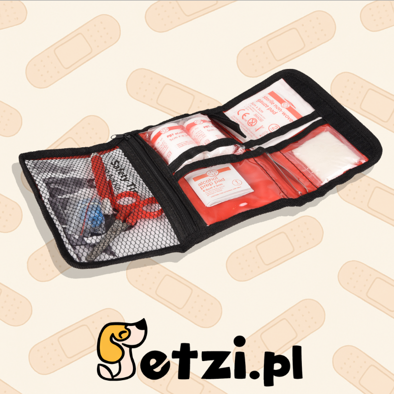 FLAMINGO PETS FIRST AID KIT RESKU BASIC RED 18X12X4CM