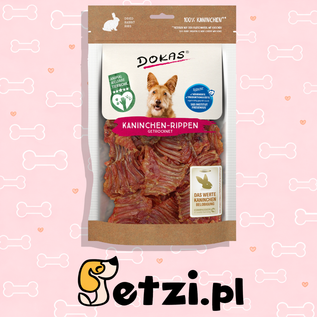 DOKAS KANINCHEN RIPPEN GETROCKNET 100G