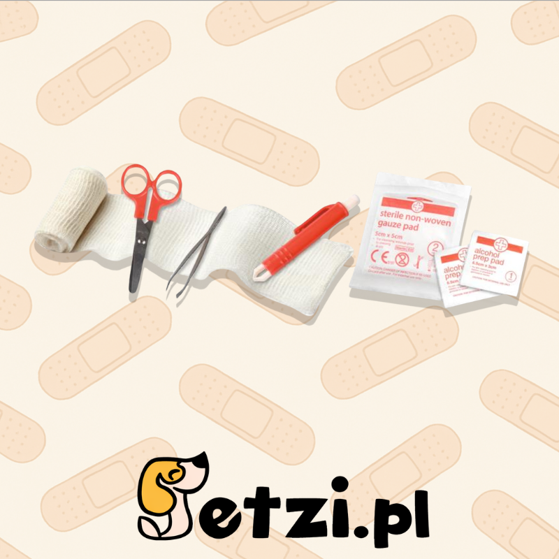 FLAMINGO PETS FIRST AID KIT RESKU BASIC RED 18X12X4CM