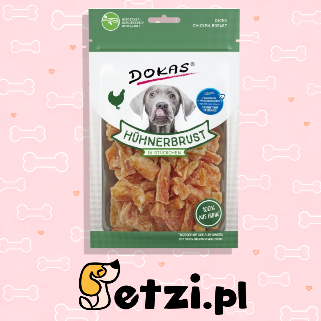 DOKAS HUHNERBRUST IN STUCKEN 70G