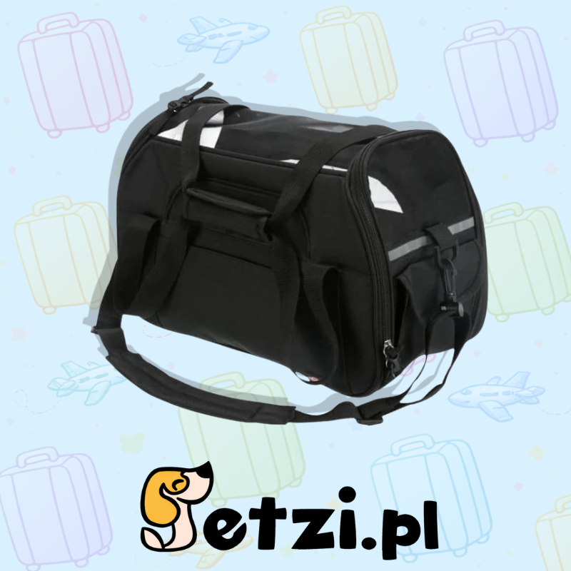 TRIXIE TRANSPORTER MADISON, CZARNY, 25 × 33 × 50 CM