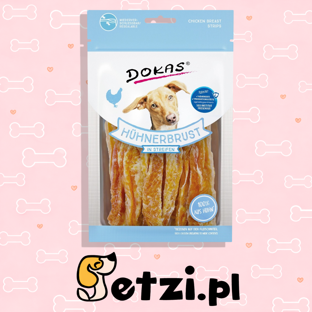 DOKAS HUHNERBRUST IN STREIFEN 70G