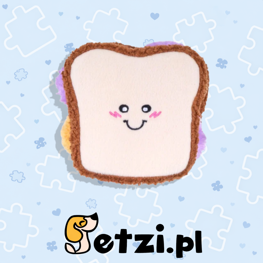 ZIPPYPAWS SNUFFLERZ PB&J SANDWICH – INTERAKTYWNA ZABAWKA DLA PSA NA SMAKOŁYKI