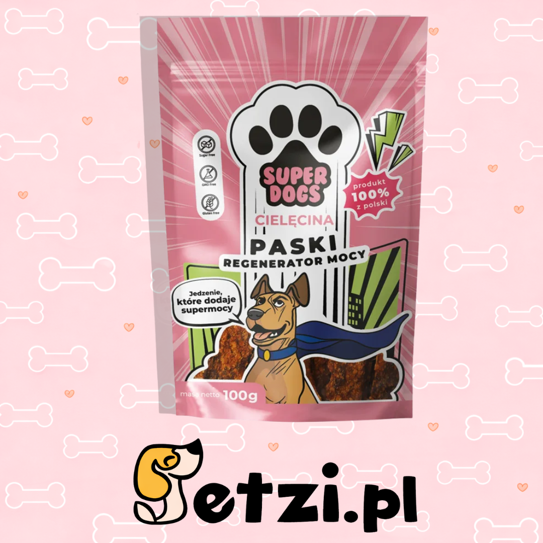 UNISZKI PASKI SUPERDOGS REGENERATOR MOCY. CIELĘCINA