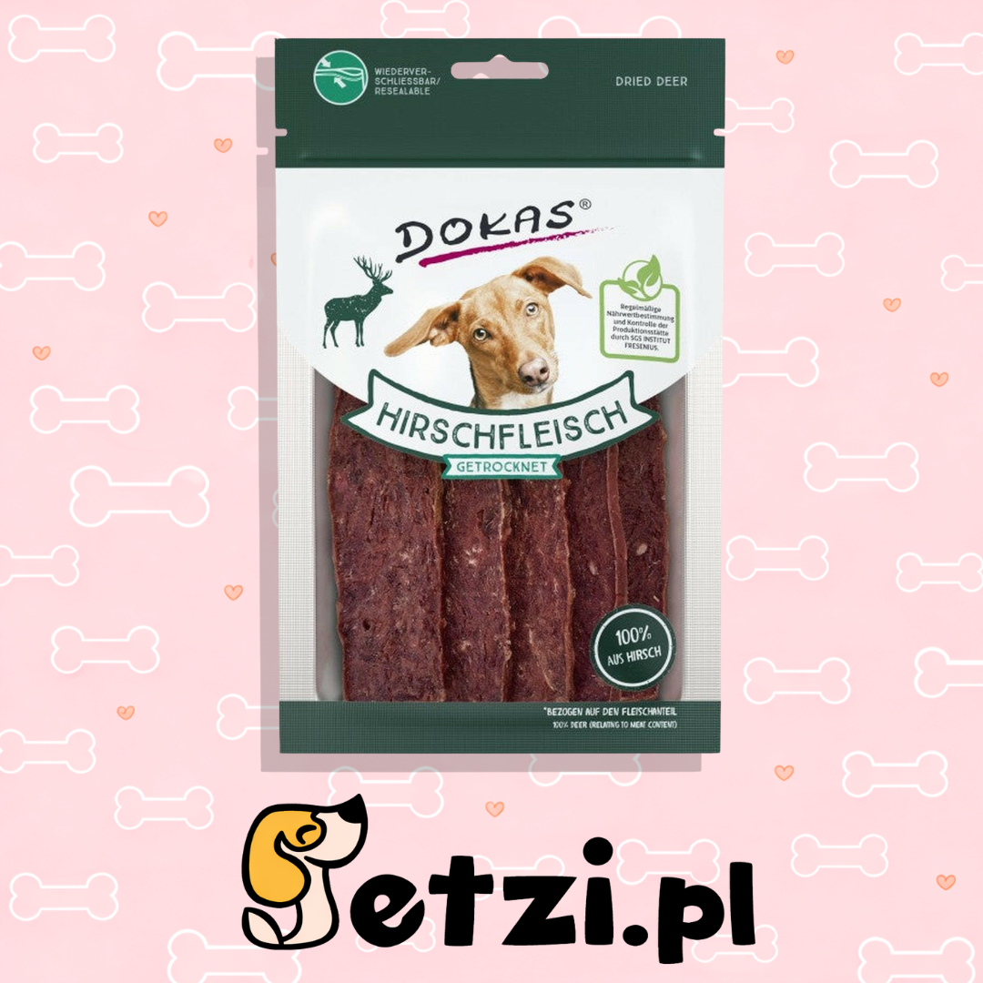 DOKAS HIRSCHFLEISCH GETROCKNET 60G