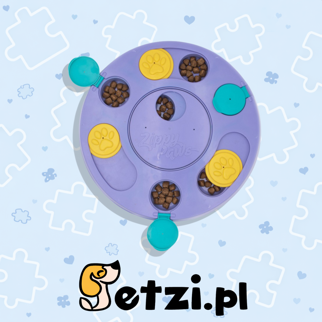 ZIPPYPAWS GRA INTERAKTYWNA-SMARTY PAWS PUZZLER FIOLETOWY
