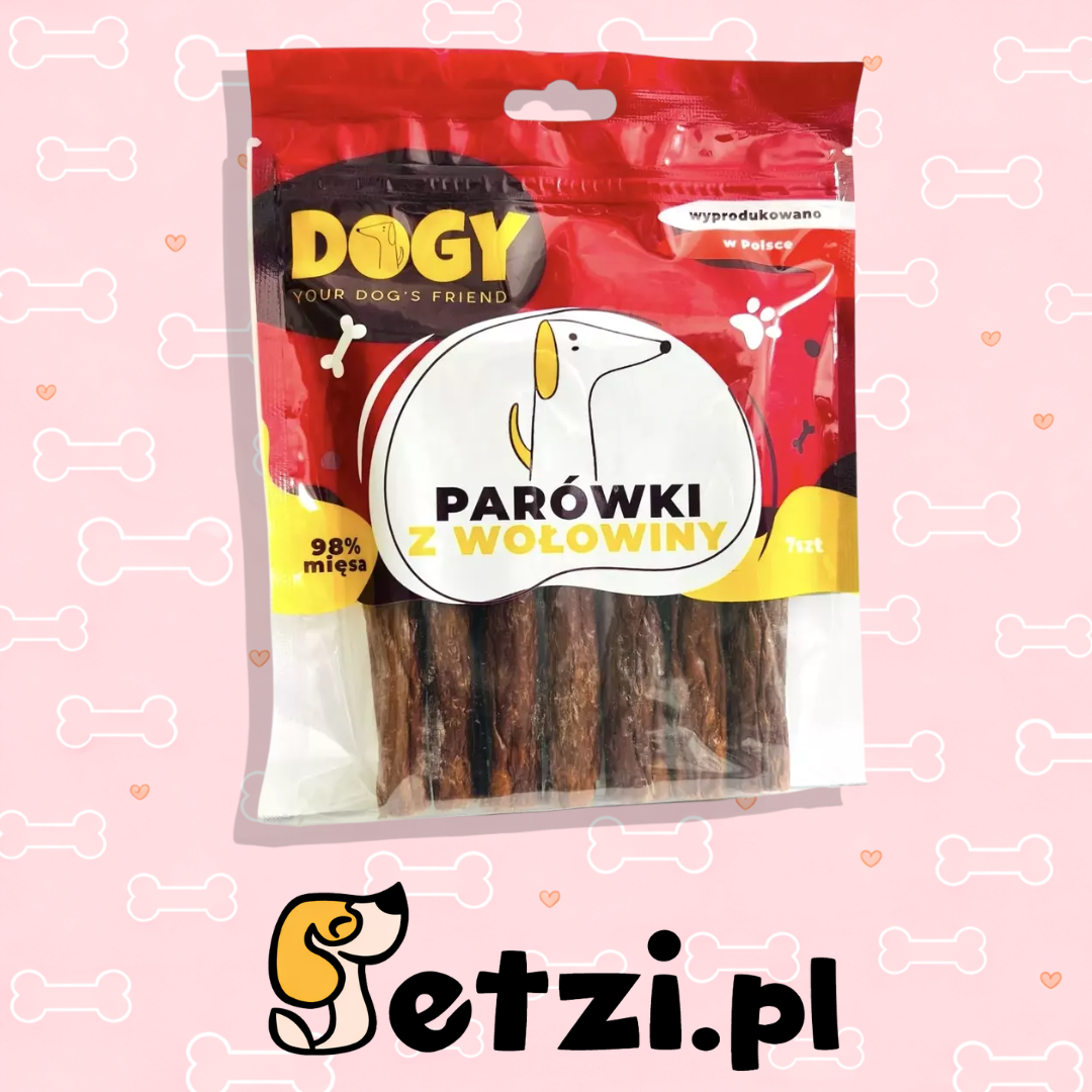 DOGY PARÓWKI Z WOŁOWINY 7SZT
