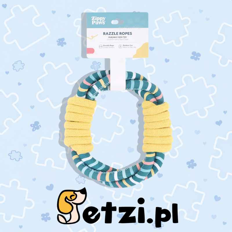 ZIPPY PAWS RAZZLE ROPES RING