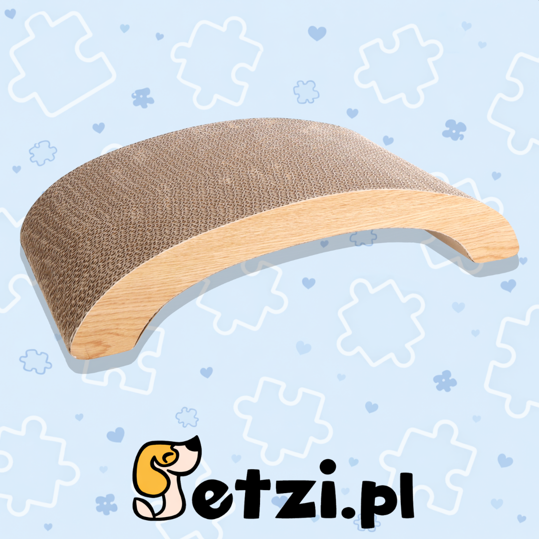 FLAMINGO SCRATCHING BOARD FOR CATS CARTON MAWIMBI BRIDGE BROWN 41X20,3X9,5CM